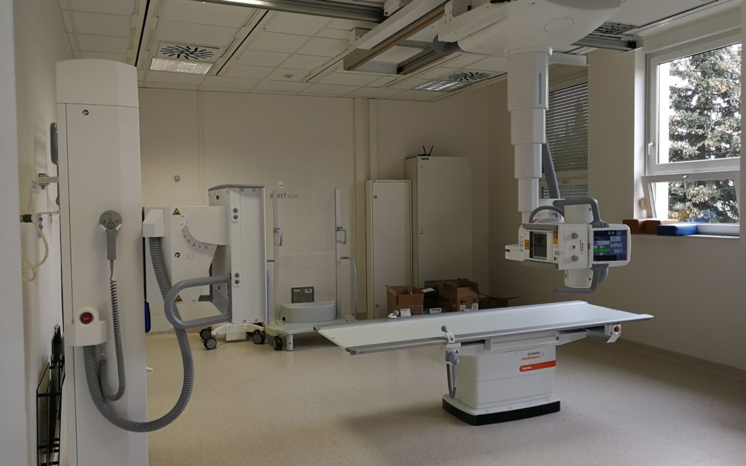 Stavební práce pro dodávky diagnostických přístrojů nemocnic